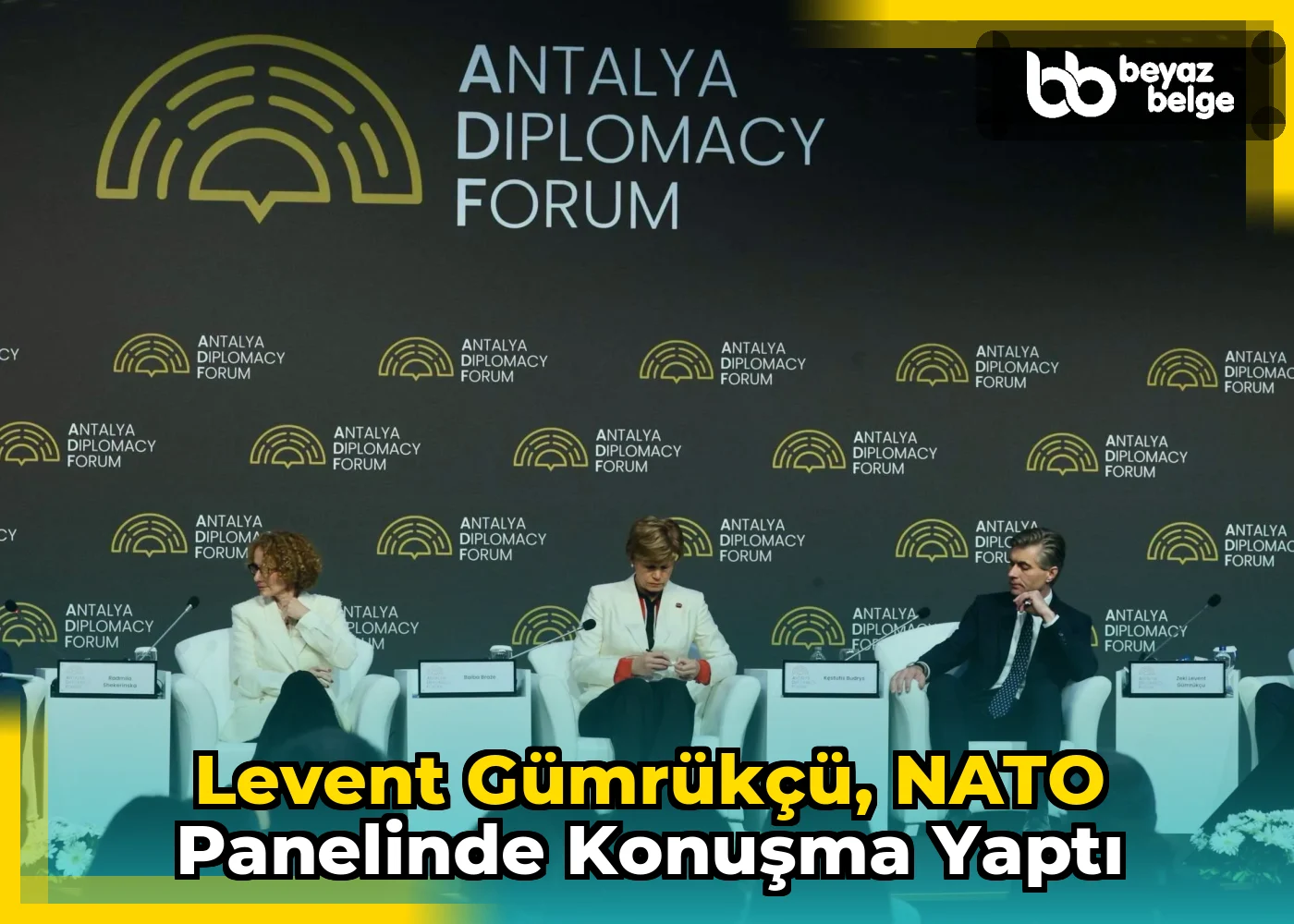 Levent Gümrükçü, NATO Panelinde Konuşma Yaptı