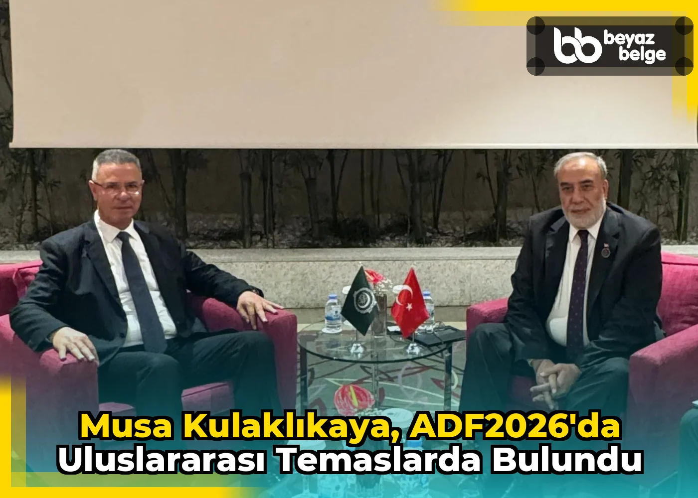Musa Kulaklıkaya, ADF2026'da uluslararası temaslarda bulundu