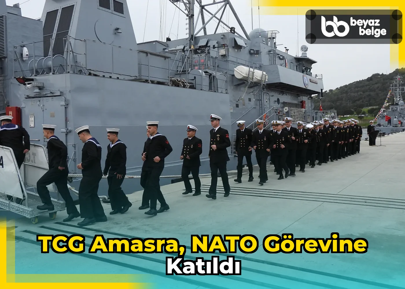 TCG Amasra, NATO Görevine Katıldı