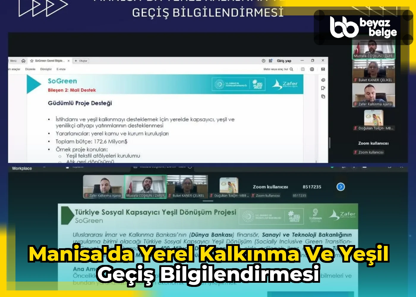 Manisa'da Yerel Kalkınma ve Yeşil Geçiş Bilgilendirmesi