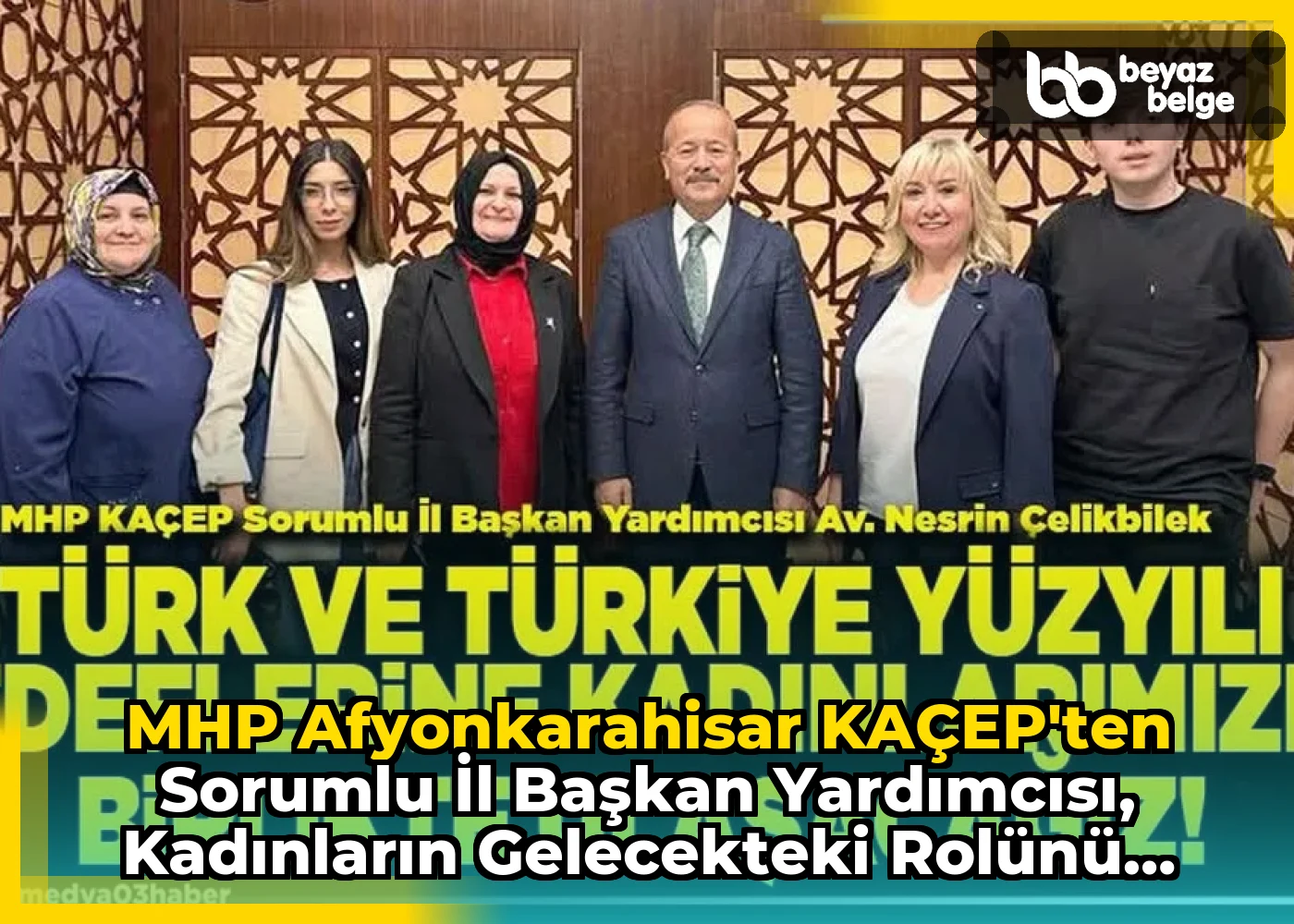 MHP Afyonkarahisar KAÇEP'ten Sorumlu İl Başkan Yardımcısı, Kadınların Gelecekteki Rolünü Tartıştı