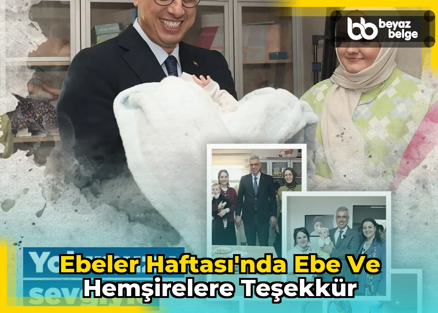 Ebeler Haftası'nda ebe ve hemşirelere teşekkür