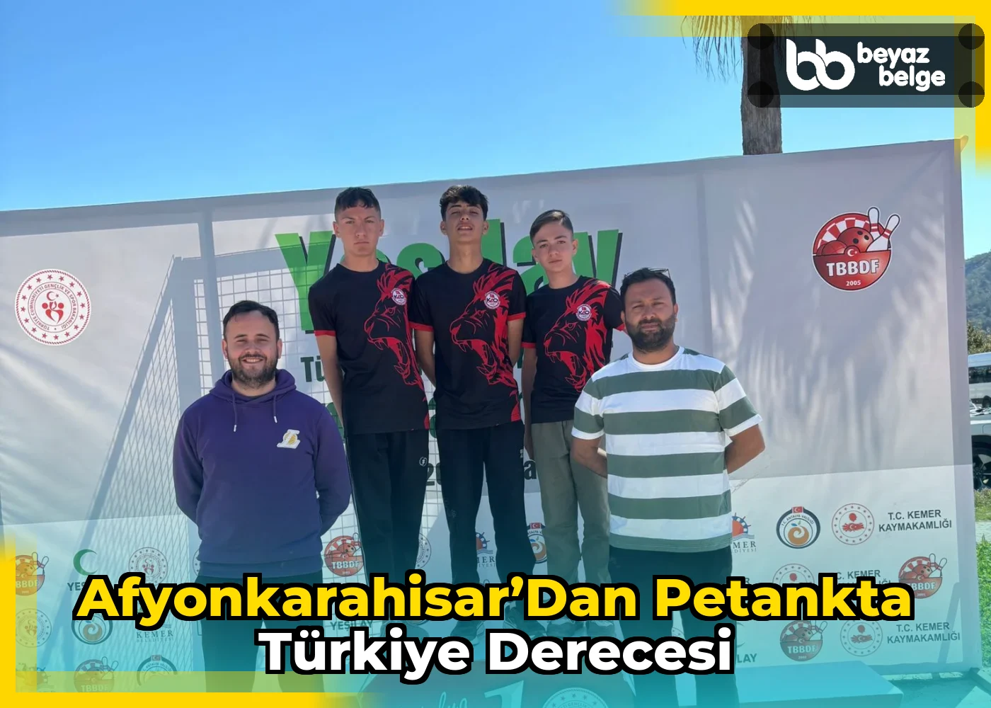 Afyonkarahisar’dan Petankta Türkiye Derecesi