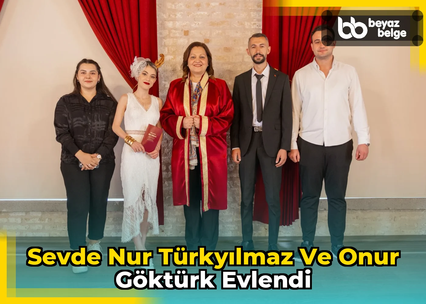 Sevde Nur Türkyılmaz ve Onur Göktürk evlendi