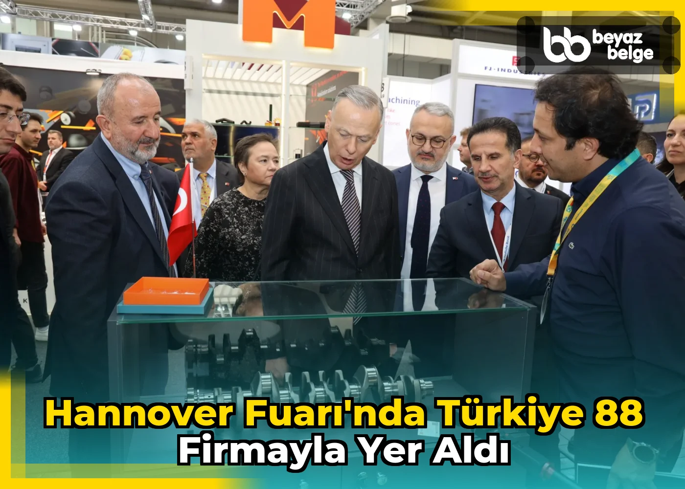 Hannover Fuarı'nda Türkiye 88 firmayla yer aldı