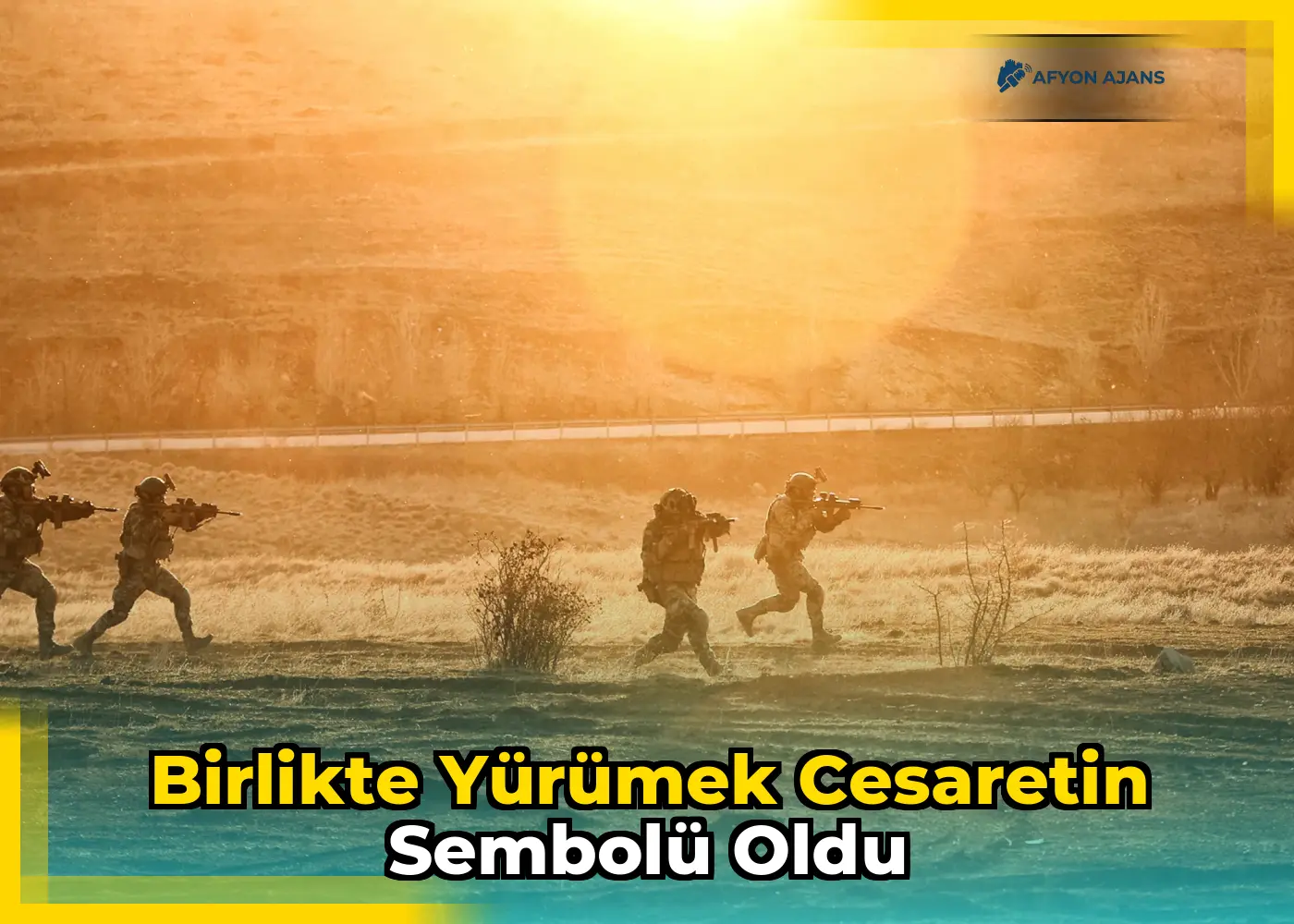 Birlikte yürümek cesaretin sembolü oldu