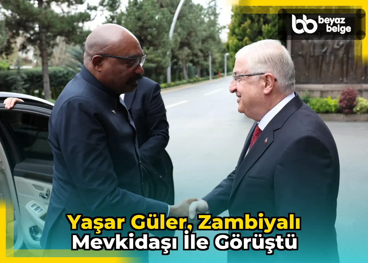 Yaşar Güler, Zambiyalı mevkidaşı ile görüştü