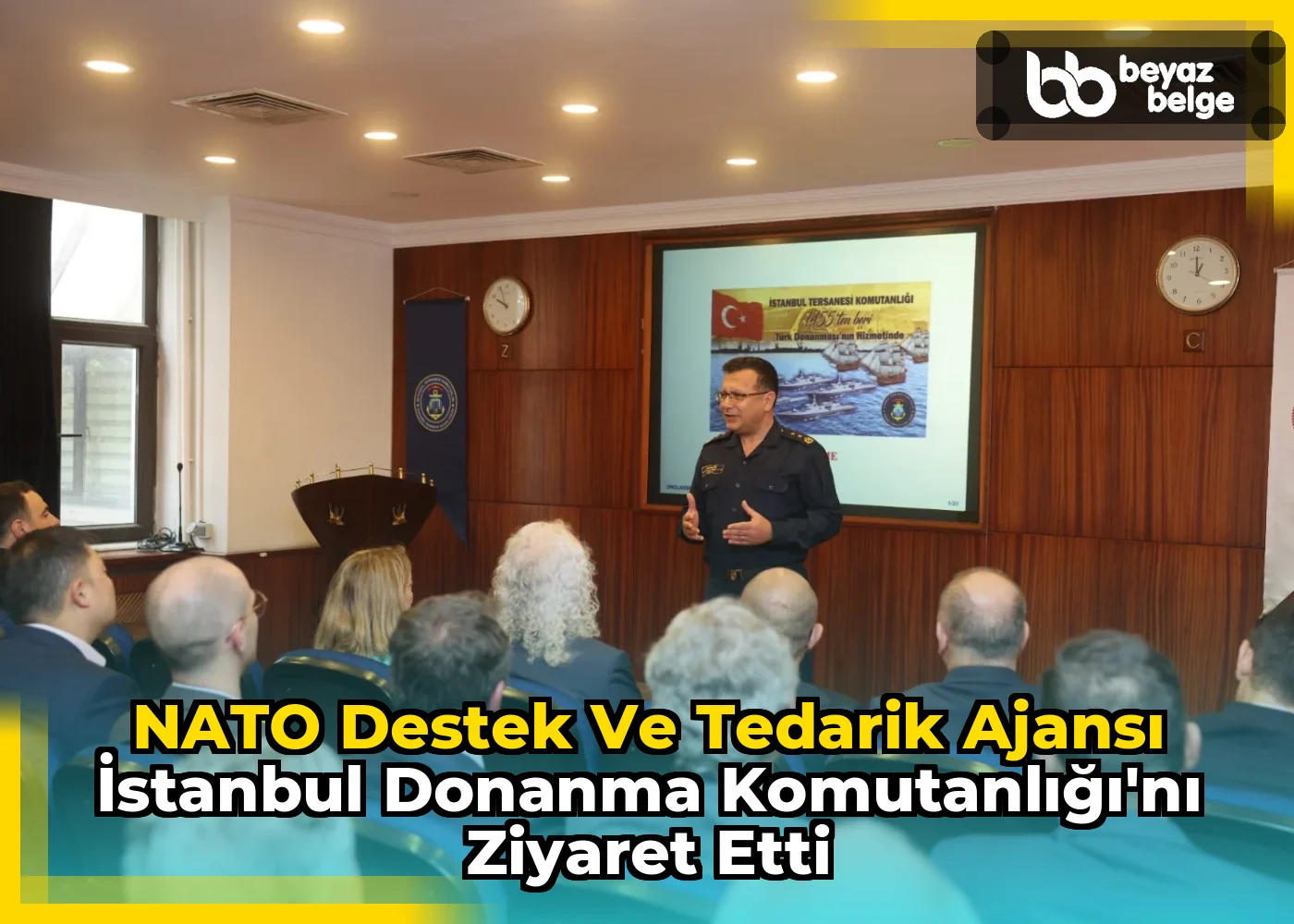 NATO Destek ve Tedarik Ajansı İstanbul Donanma Komutanlığı'nı Ziyaret Etti