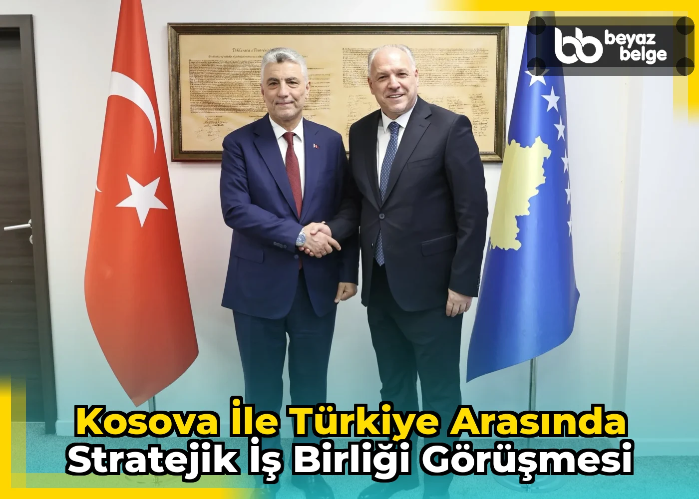 Kosova ile Türkiye arasında stratejik iş birliği görüşmesi