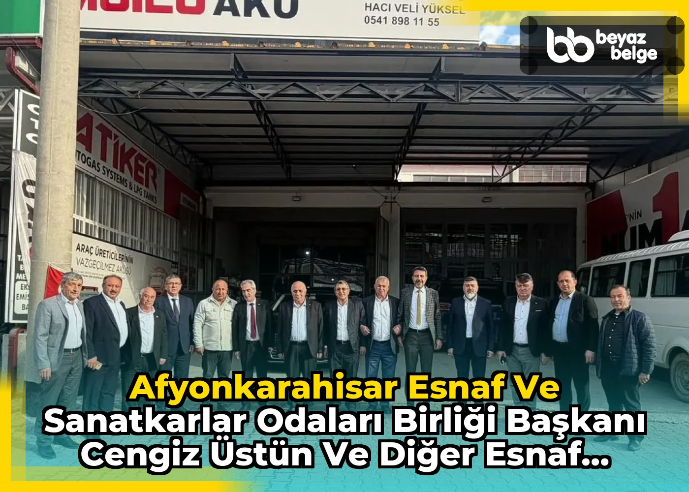 Afyonkarahisar Esnaf ve Sanatkarlar Odaları Birliği Başkanı Cengiz Üstün ve Diğer Esnaf Odası Başkanlarından Ziyaret