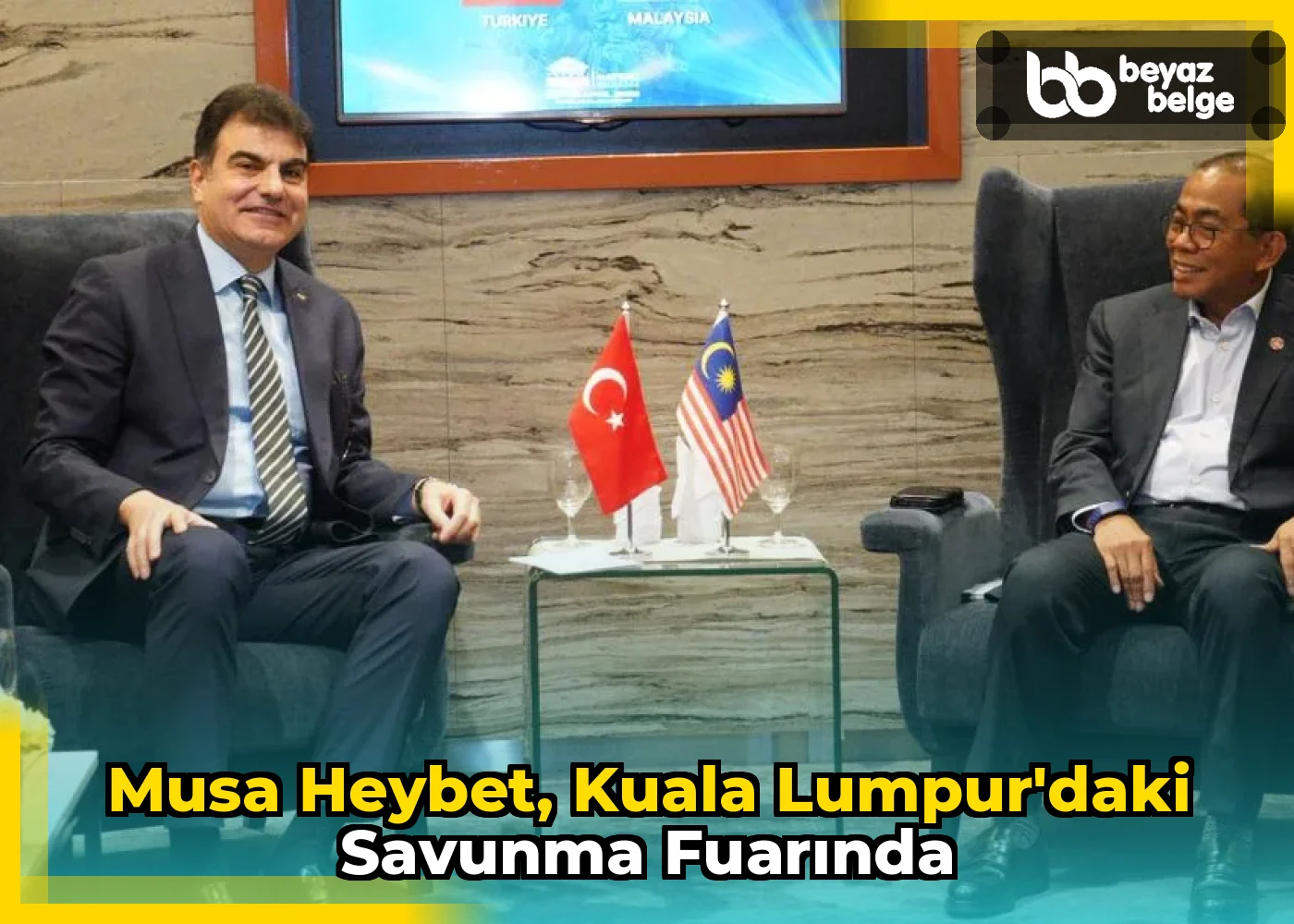 Musa Heybet, Kuala Lumpur'daki Savunma Fuarında