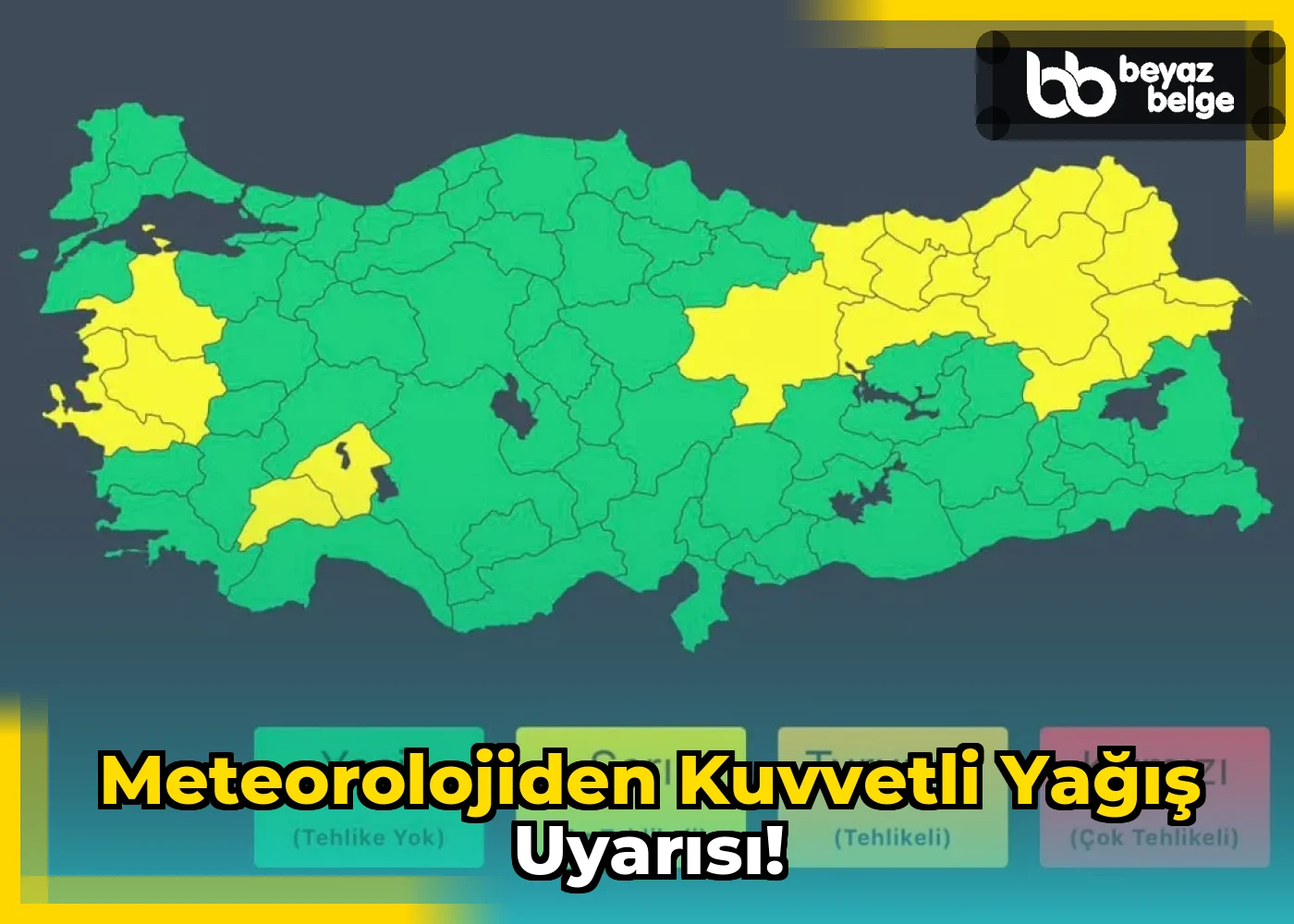 Meteorolojiden Kuvvetli Yağış Uyarısı!