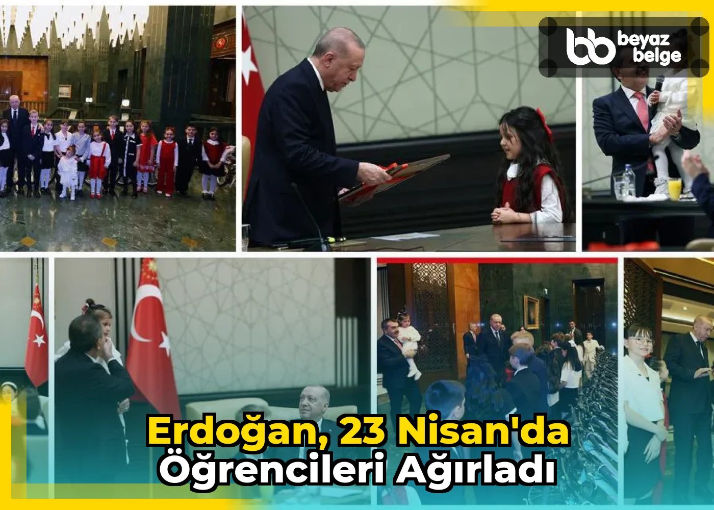 Erdoğan, 23 Nisan'da Öğrencileri Ağırladı