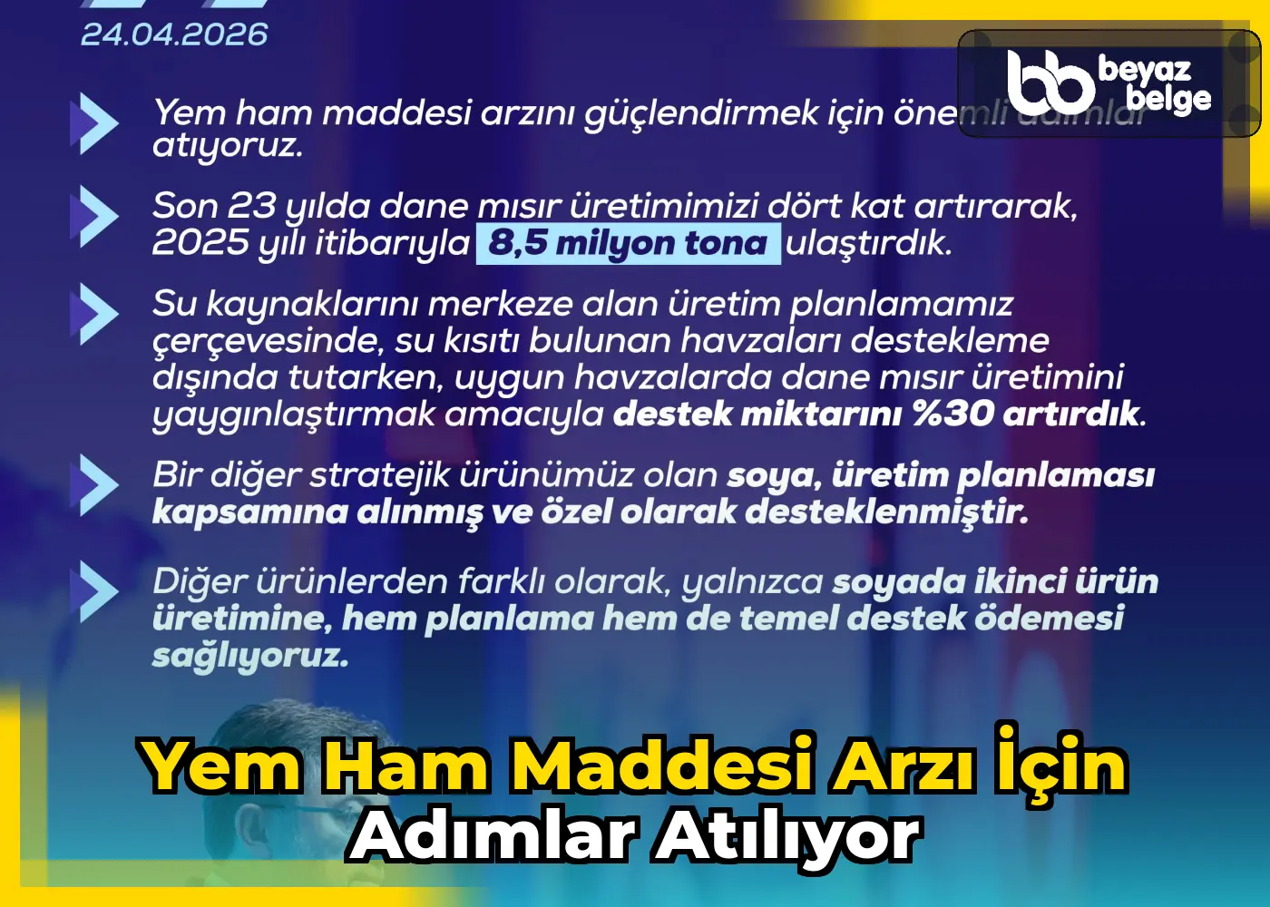 Yem ham maddesi arzı için adımlar atılıyor