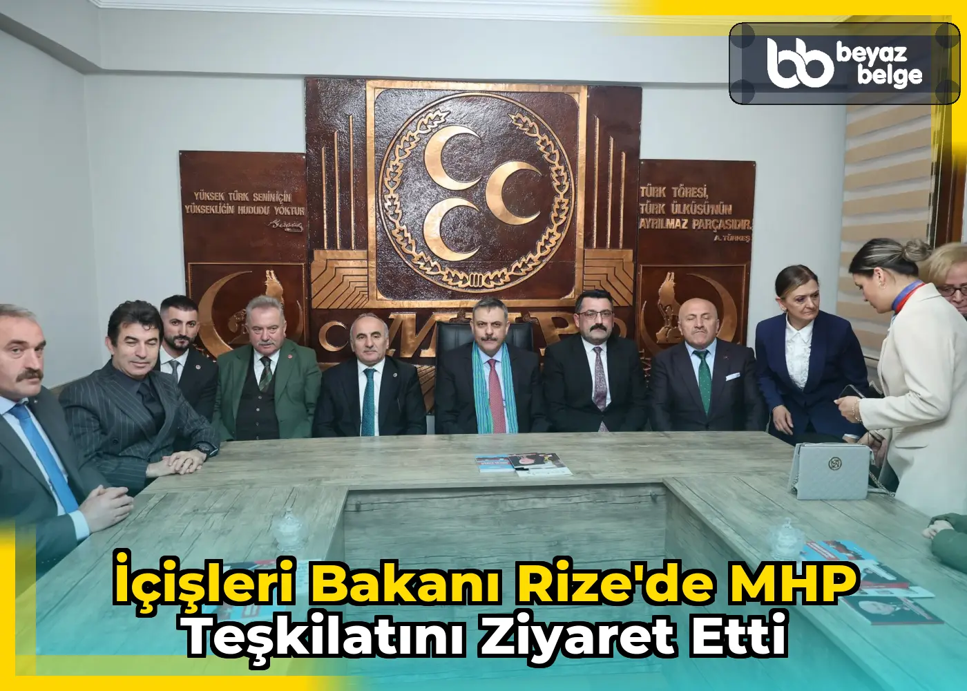 İçişleri Bakanı Rize'de MHP Teşkilatını Ziyaret Etti