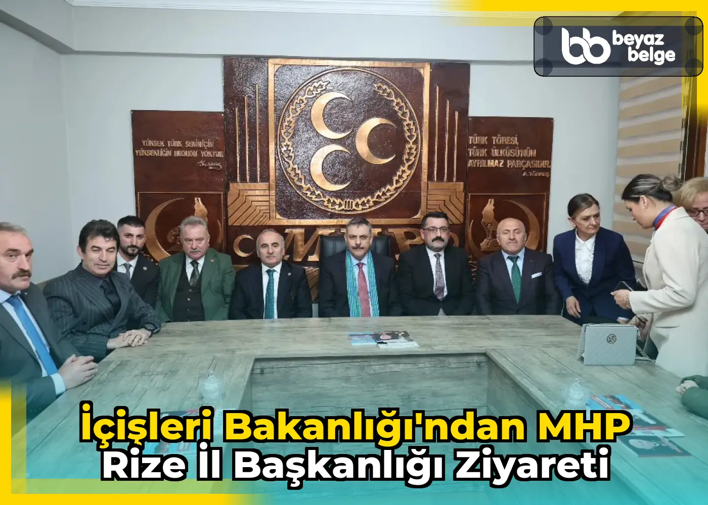 İçişleri Bakanlığı'ndan MHP Rize İl Başkanlığı Ziyareti
