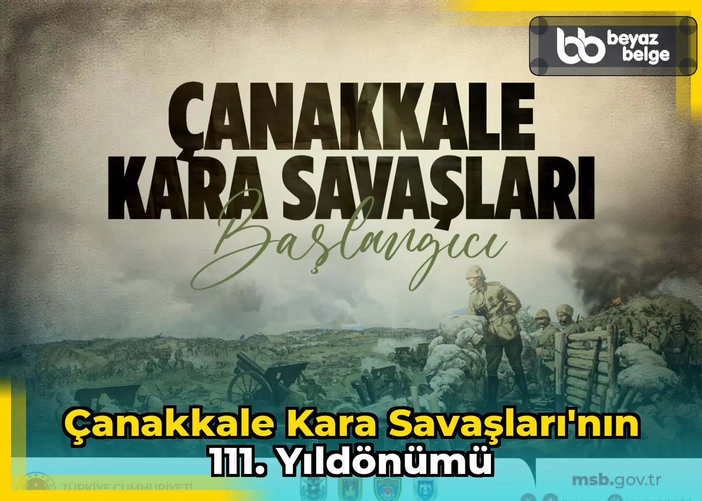 Çanakkale Kara Savaşları'nın 111. Yıldönümü