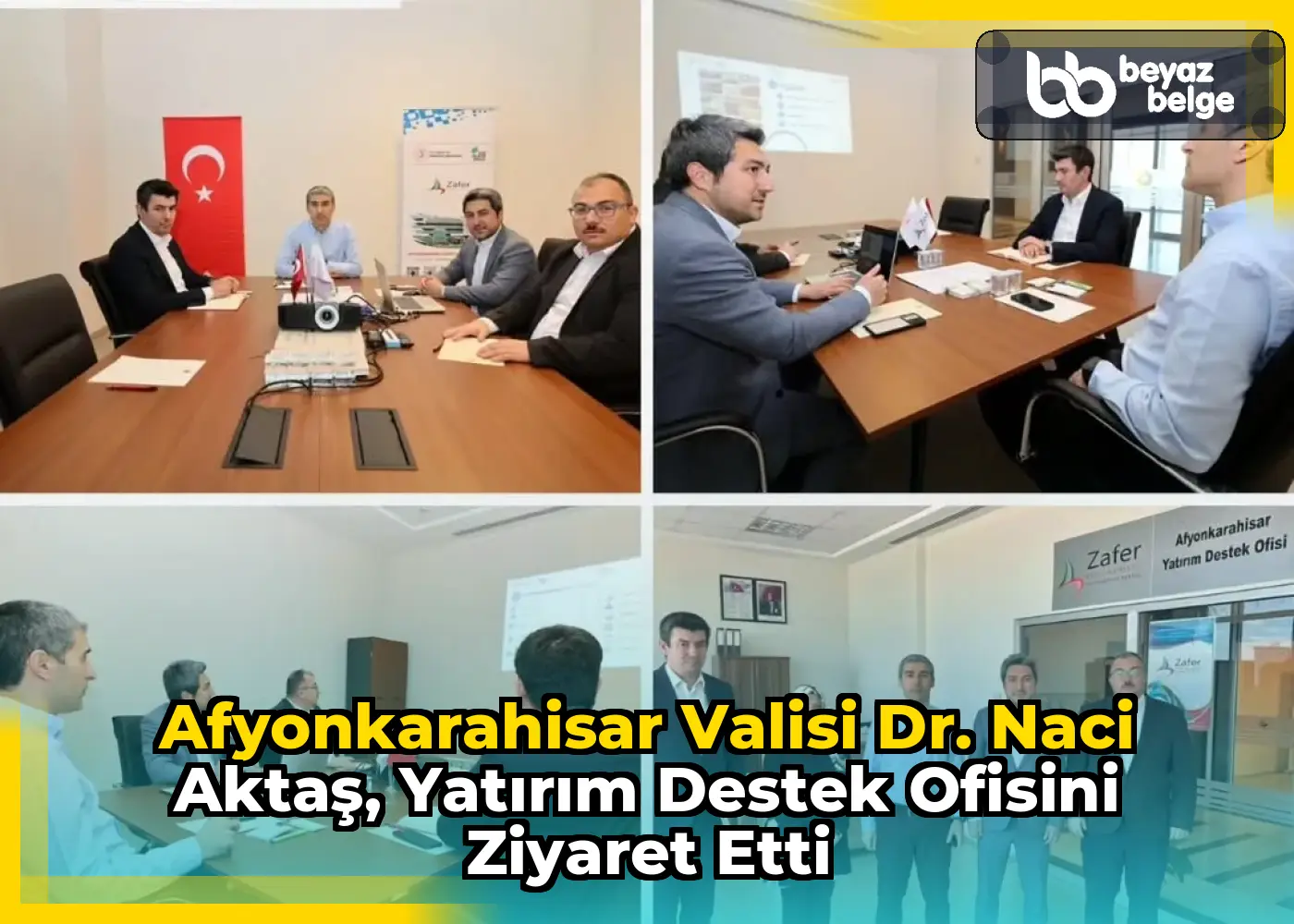 Afyonkarahisar Valisi Dr. Naci Aktaş, Yatırım Destek Ofisini Ziyaret Etti
