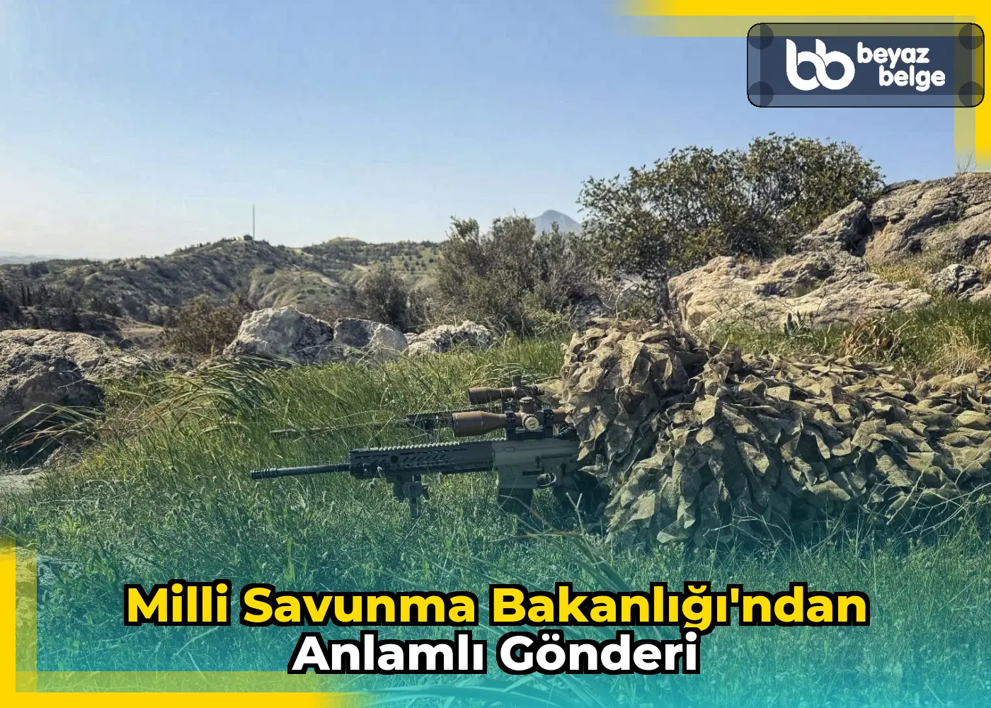 Milli Savunma Bakanlığı'ndan anlamlı gönderi