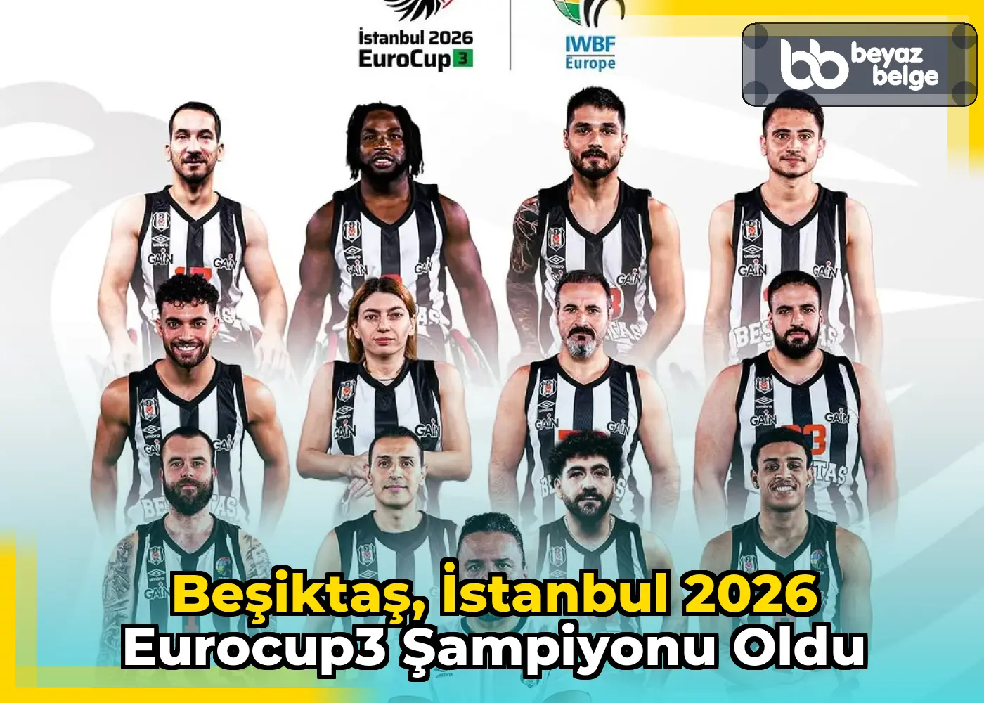 Beşiktaş, İstanbul 2026 EuroCup3 Şampiyonu Oldu