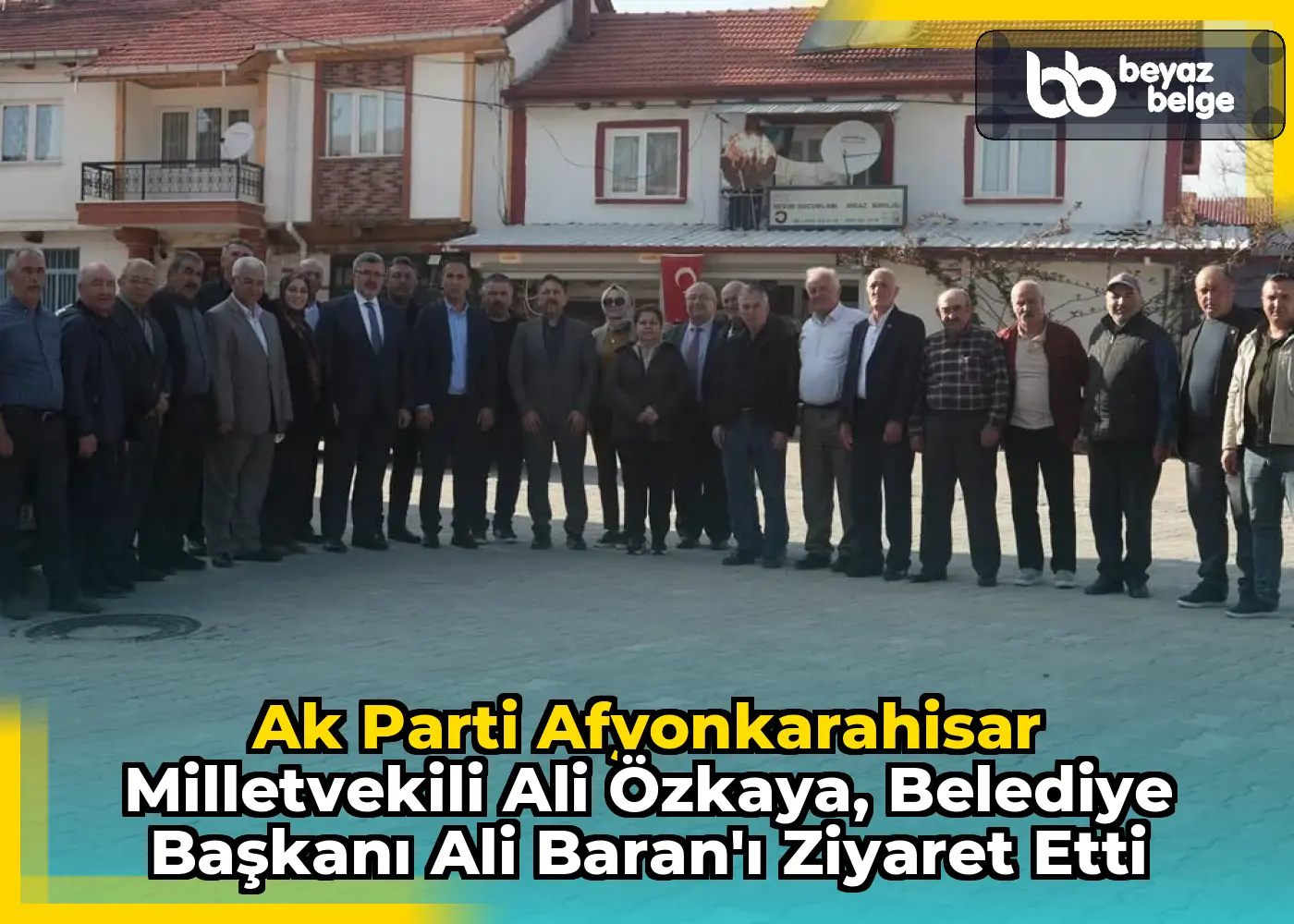 Ak Parti Afyonkarahisar Milletvekili Ali Özkaya, Belediye Başkanı Ali Baran'ı Ziyaret Etti