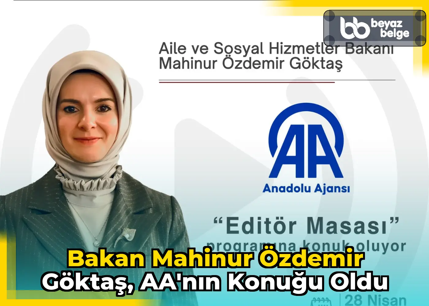 Bakan Mahinur Özdemir Göktaş, AA'nın Konuğu Oldu