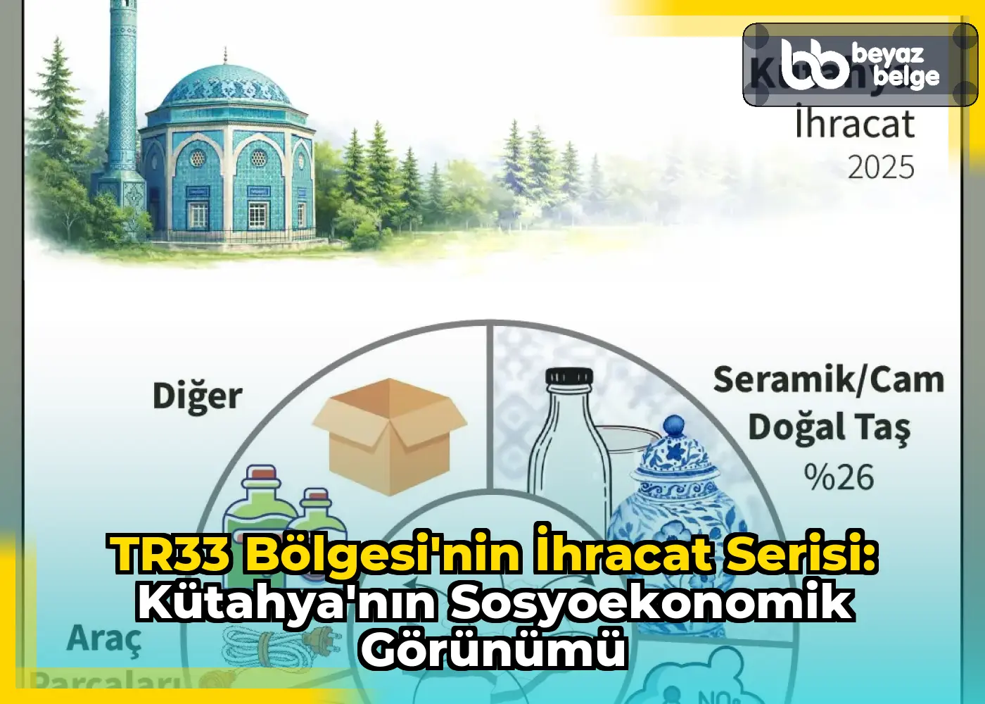 TR33 Bölgesi'nin İhracat Serisi: Kütahya'nın Sosyoekonomik Görünümü