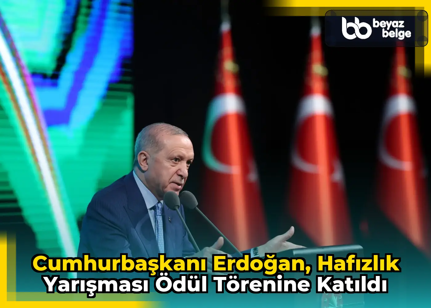 Cumhurbaşkanı Erdoğan, Hafızlık Yarışması Ödül Törenine Katıldı