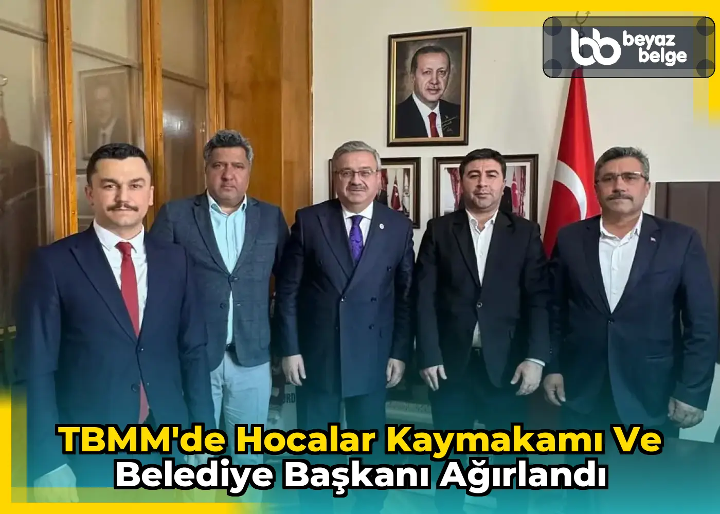 TBMM'de Hocalar Kaymakamı ve Belediye Başkanı Ağırlandı