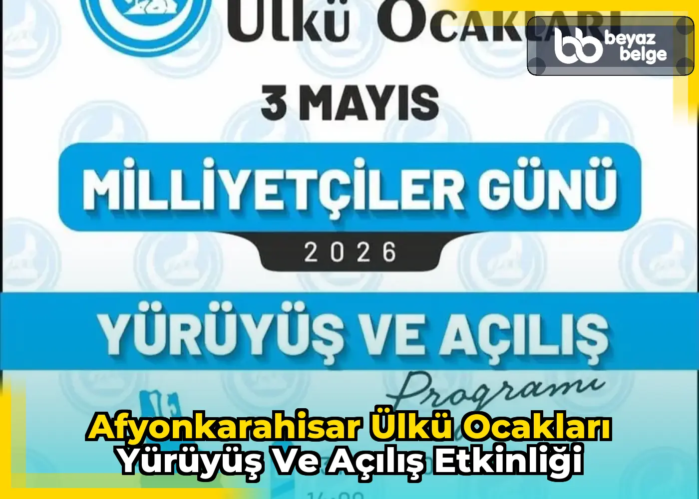 Afyonkarahisar Ülkü Ocakları Yürüyüş ve Açılış Etkinliği