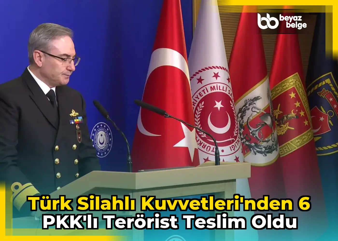 Türk Silahlı Kuvvetleri'nden 6 PKK'lı terörist teslim oldu