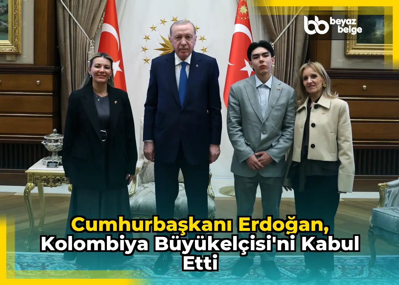 Cumhurbaşkanı Erdoğan, Kolombiya Büyükelçisi'ni kabul etti