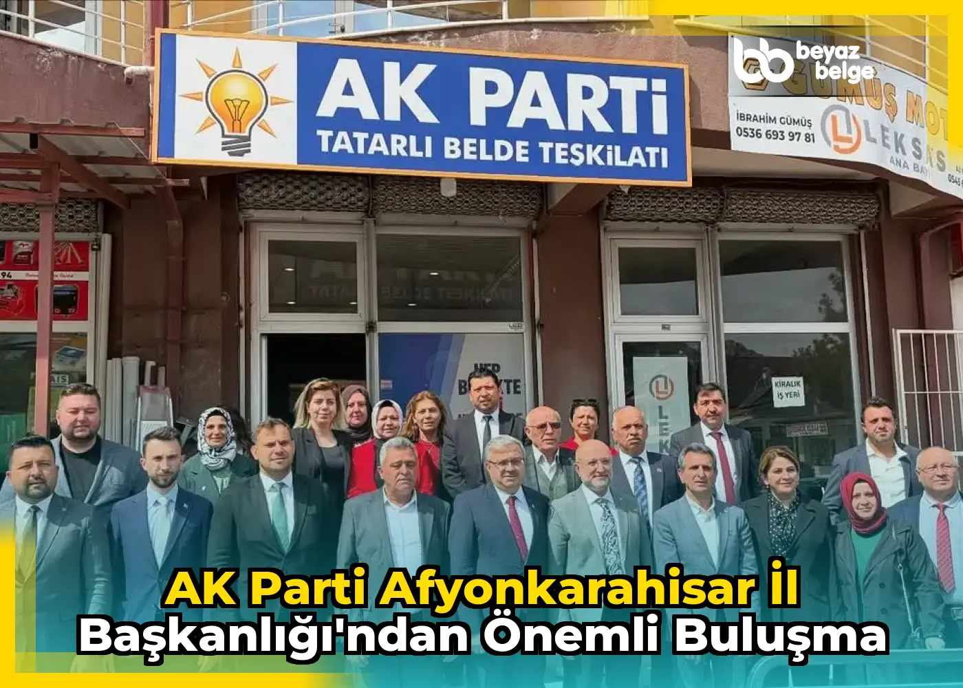 AK Parti Afyonkarahisar İl Başkanlığı'ndan Önemli Buluşma