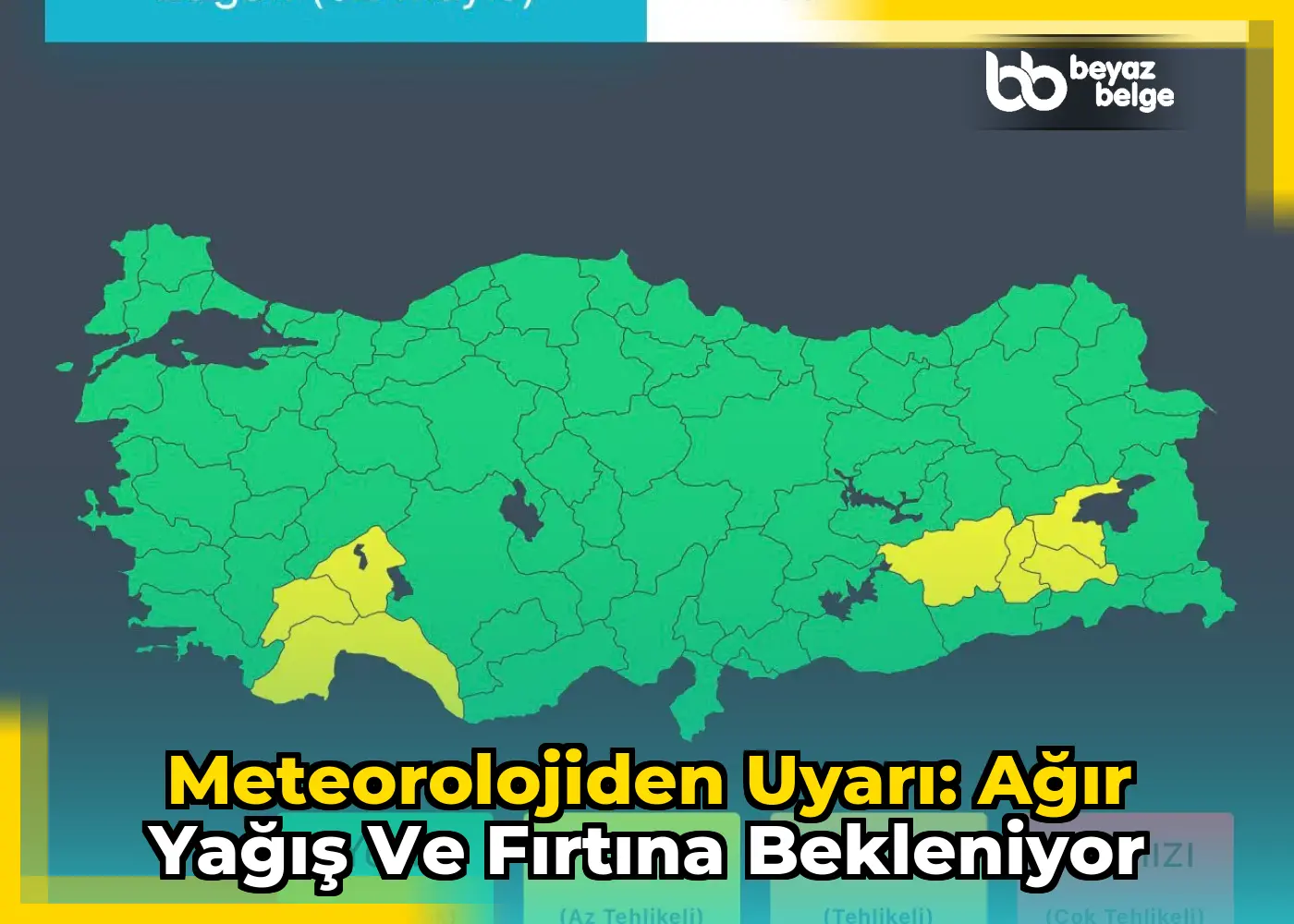 Meteorolojiden uyarı: Ağır yağış ve fırtına bekleniyor