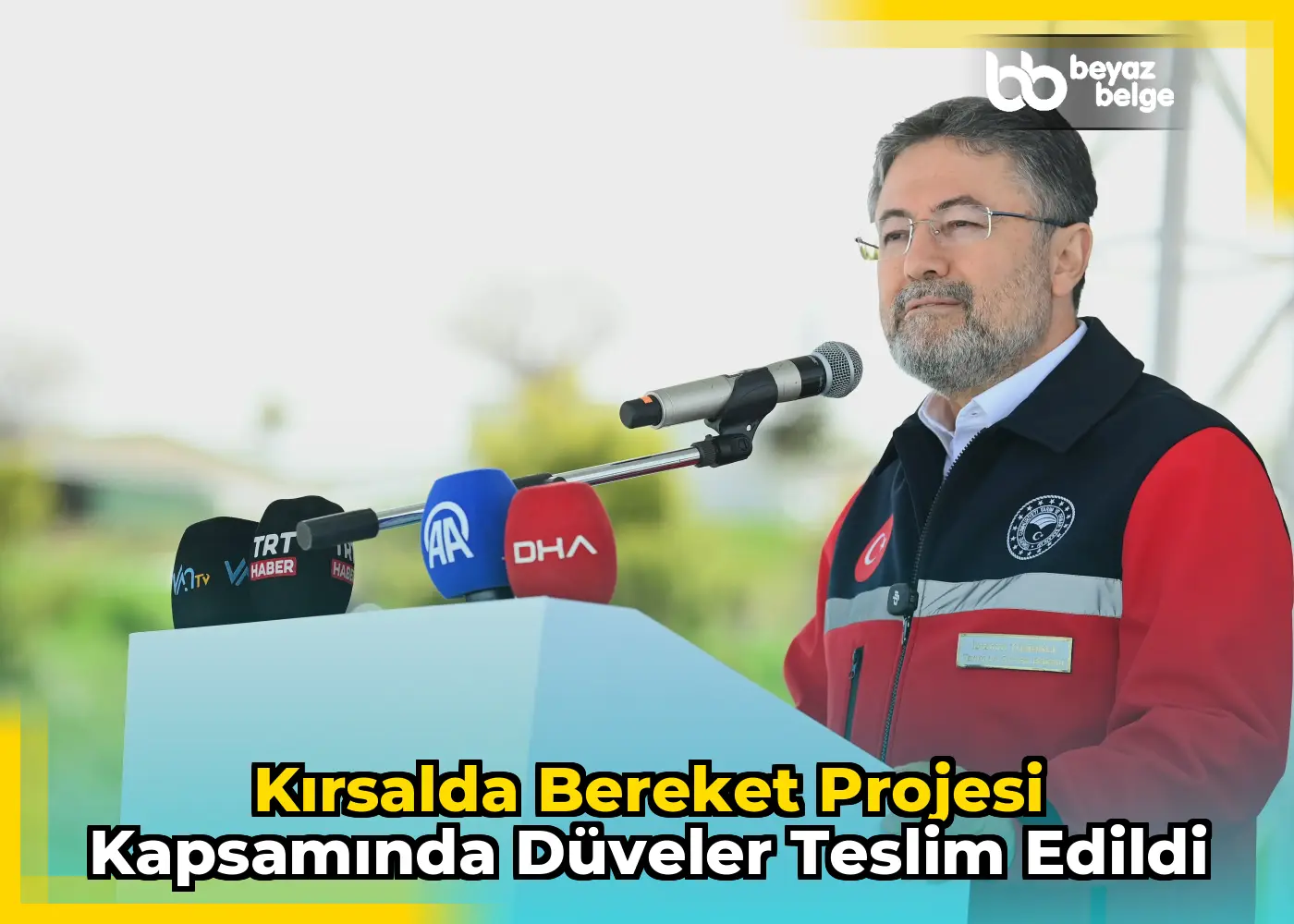 Kırsalda Bereket Projesi kapsamında düveler teslim edildi