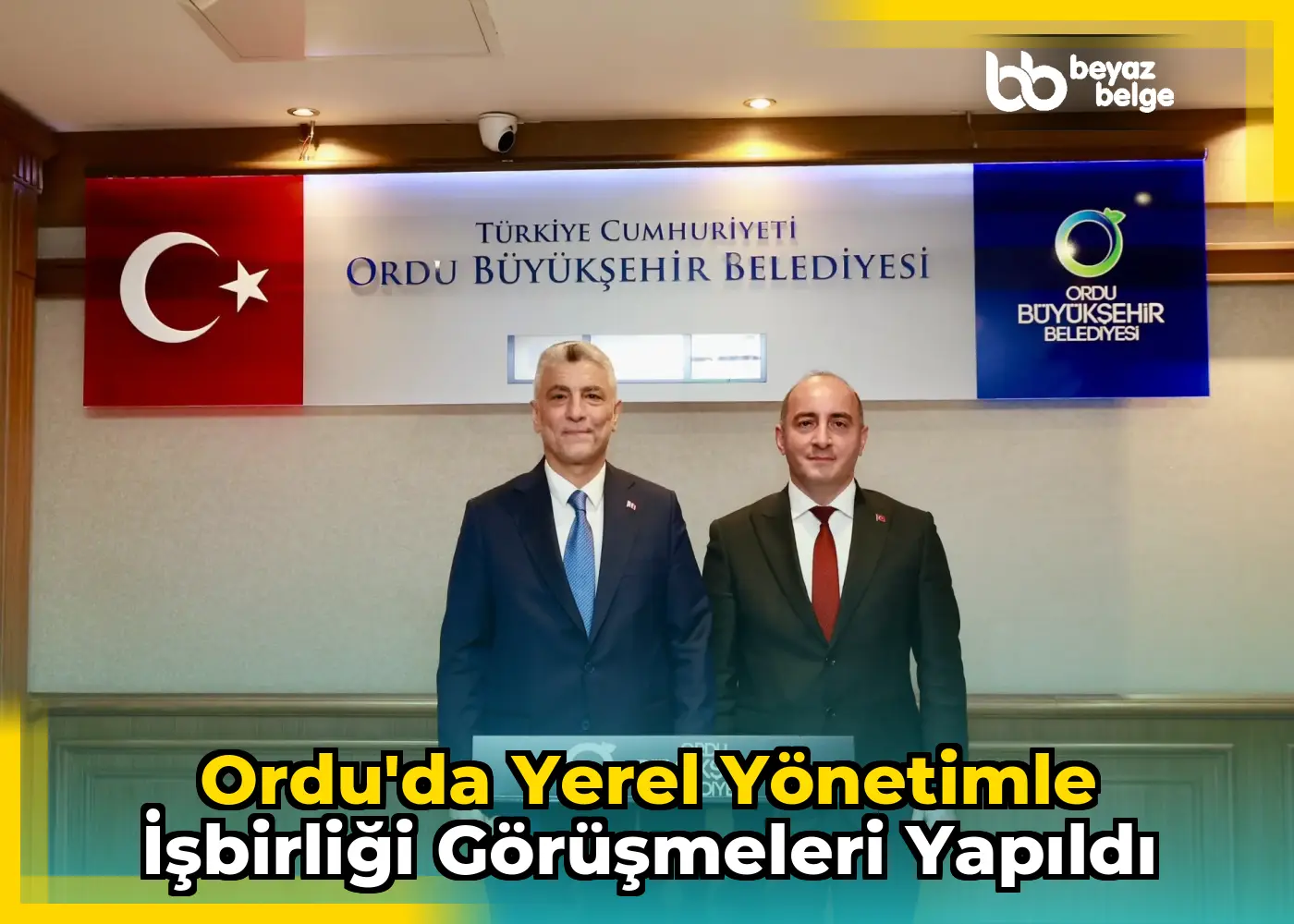 Ordu'da yerel yönetimle işbirliği görüşmeleri yapıldı