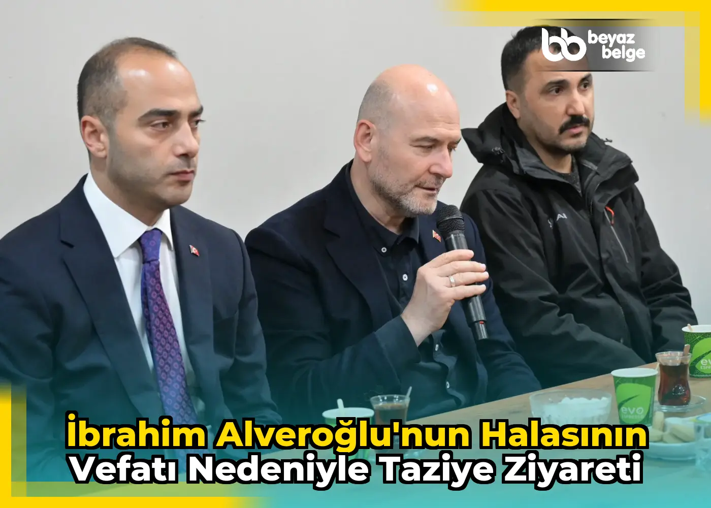 İbrahim Alveroğlu'nun halasının vefatı nedeniyle taziye ziyareti
