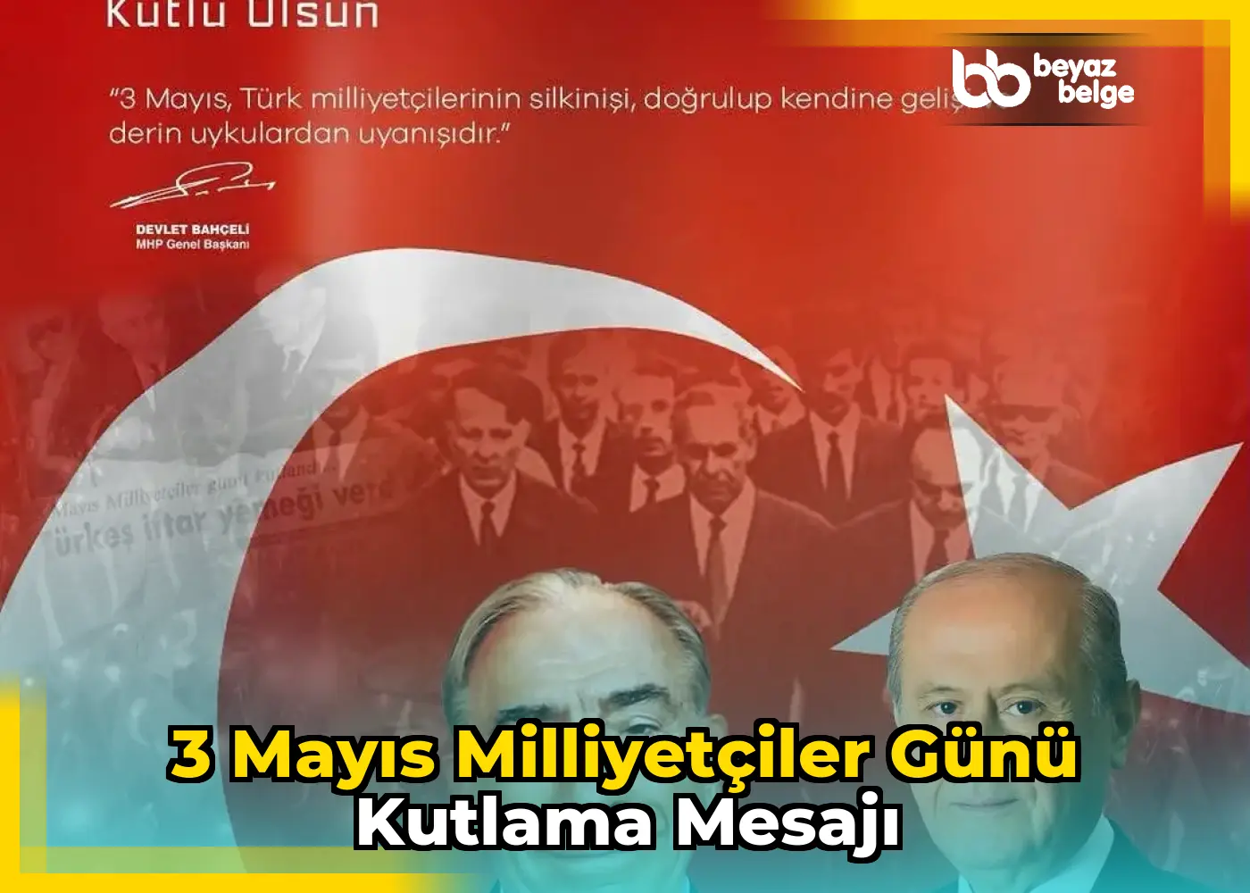 3 Mayıs Milliyetçiler Günü Kutlama Mesajı