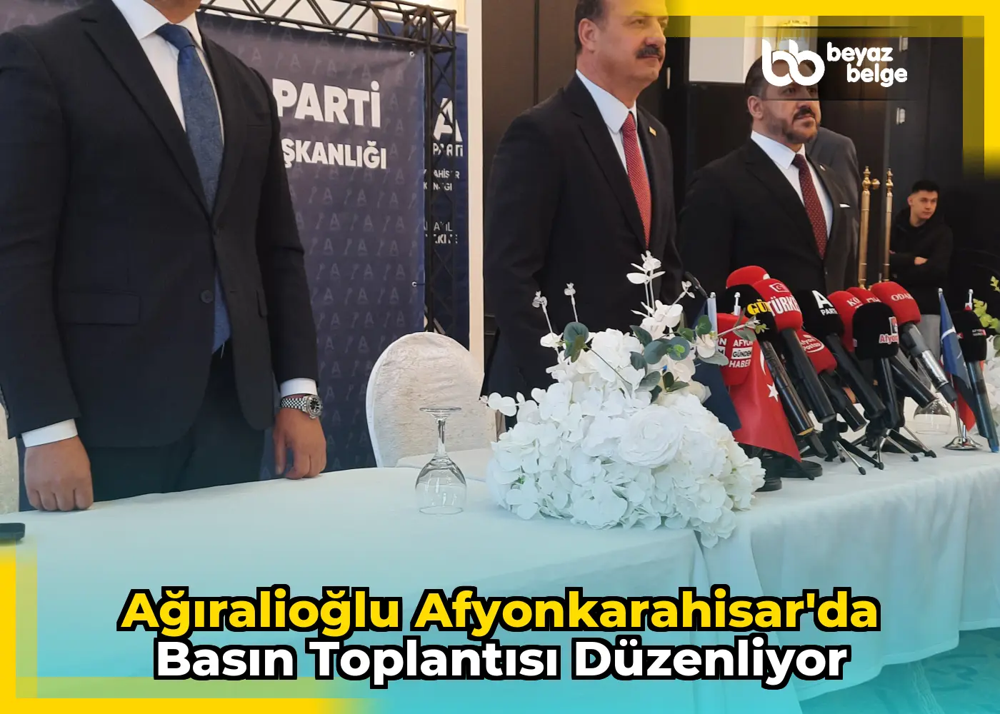 Ağıralioğlu Afyonkarahisar'da Basın Toplantısı Düzenliyor