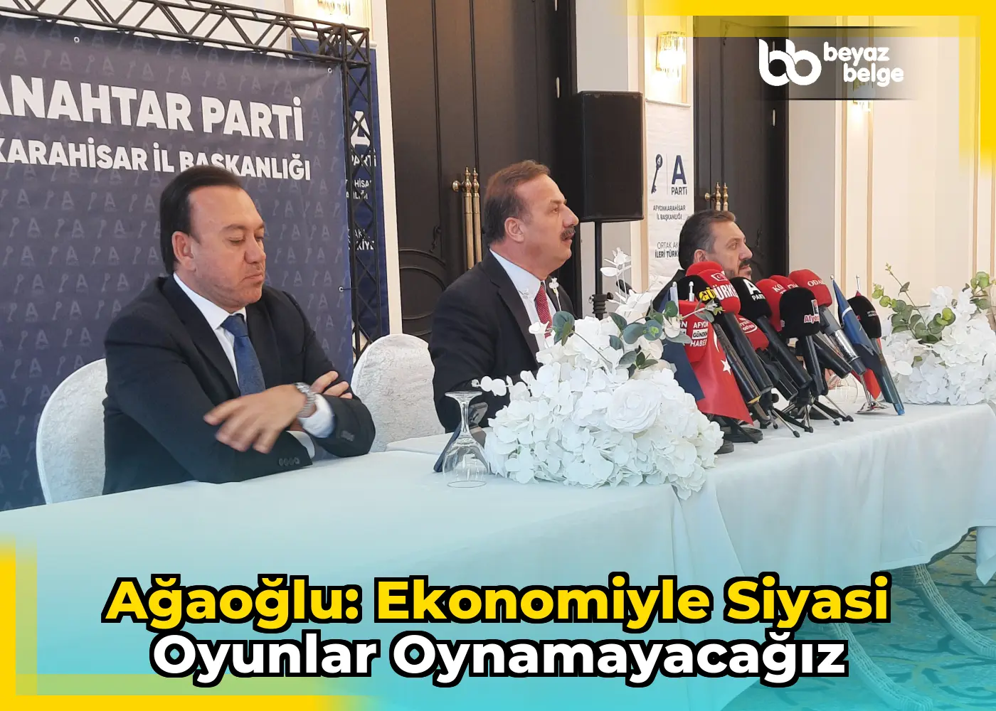 Ağaoğlu: Ekonomiyle Siyasi Oyunlar Oynamayacağız
