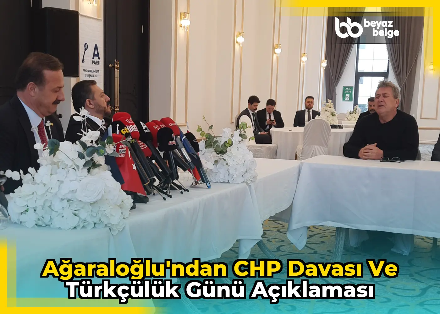Ağaraloğlu'ndan CHP Davası ve Türkçülük Günü Açıklaması