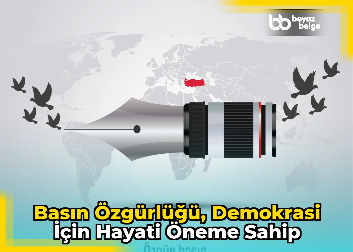 Basın özgürlüğü, demokrasi için hayati öneme sahip