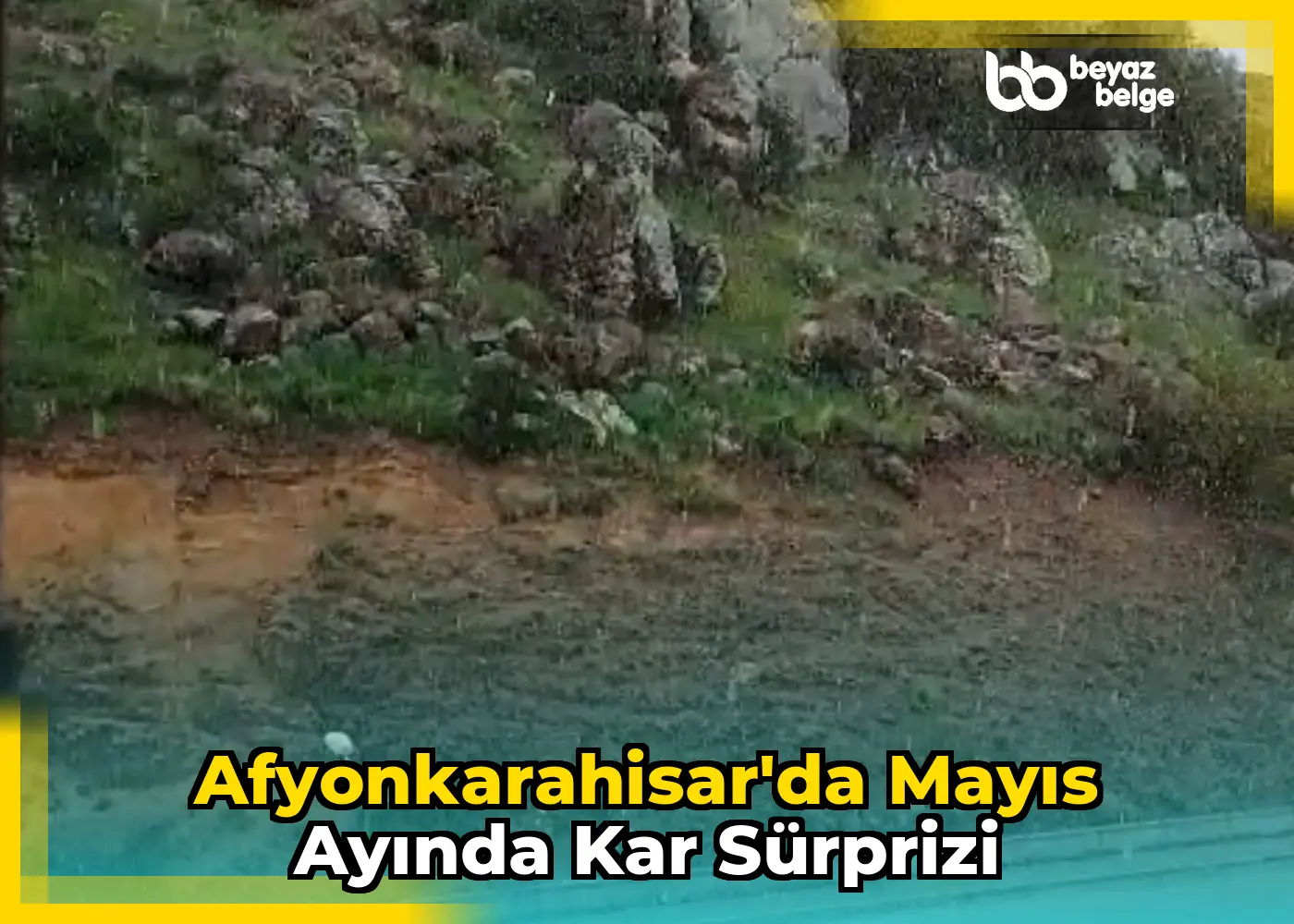 Afyonkarahisar'da Mayıs Ayında Kar Sürprizi