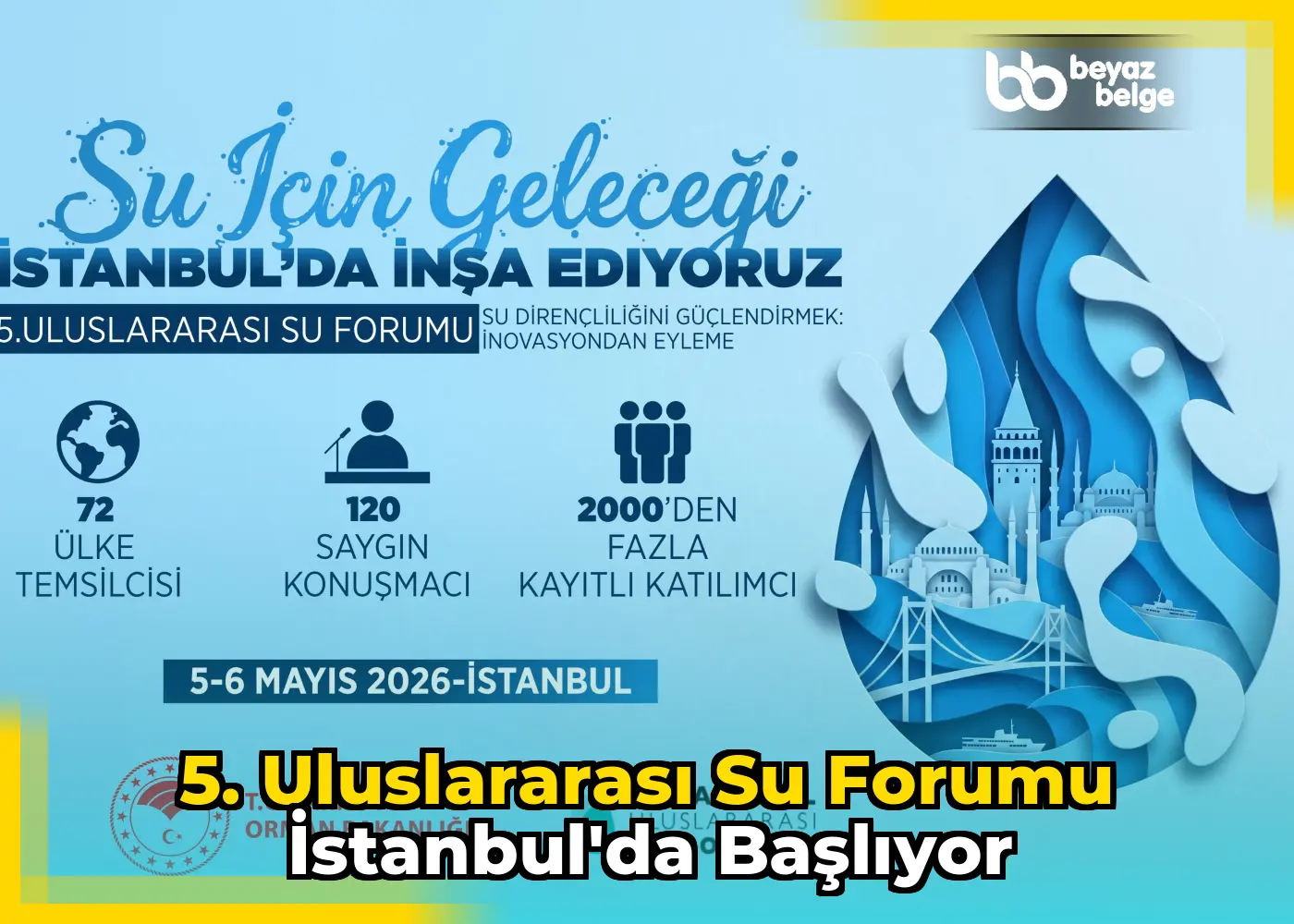 5. Uluslararası Su Forumu İstanbul'da Başlıyor