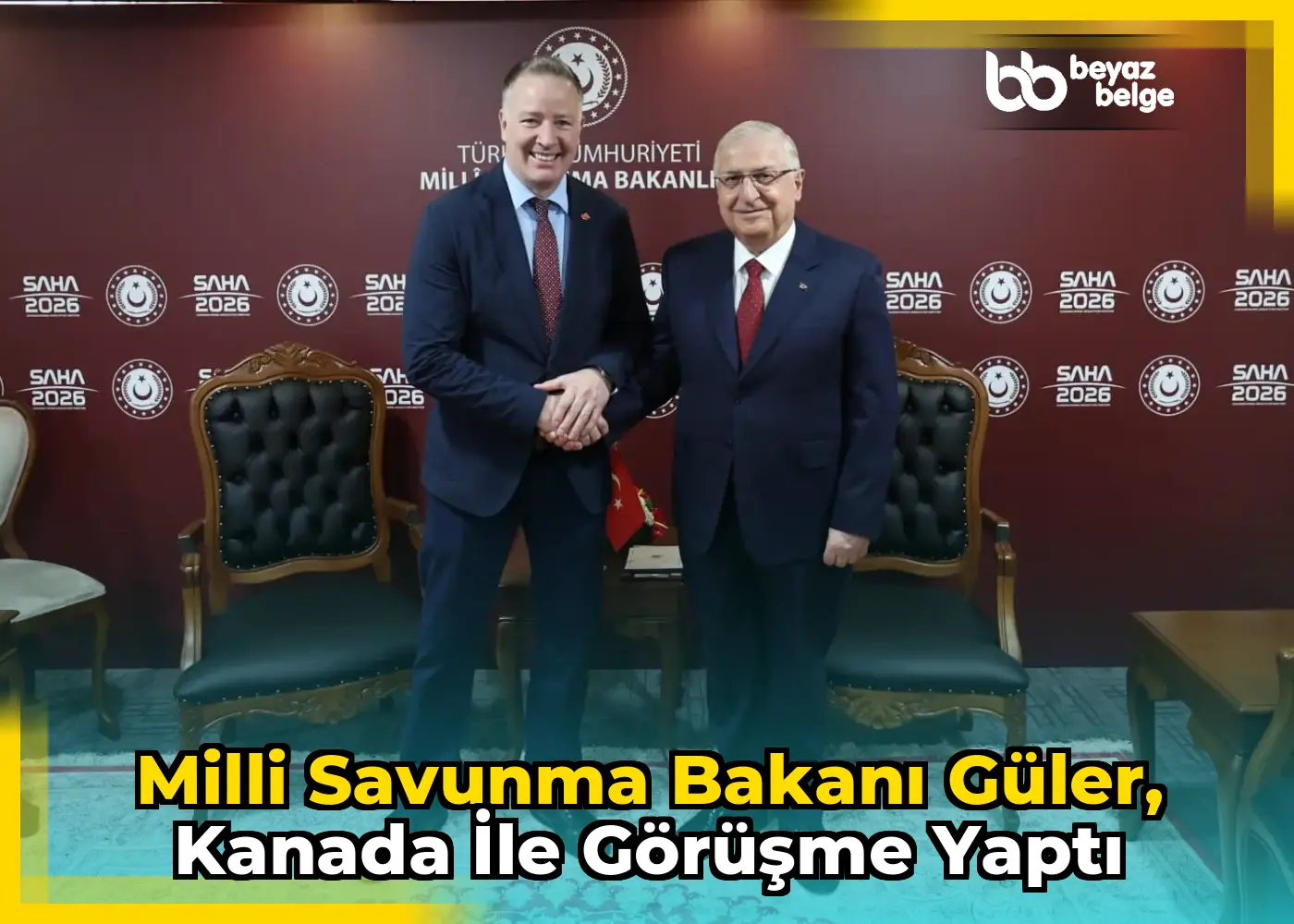 Milli Savunma Bakanı Güler, Kanada ile görüşme yaptı