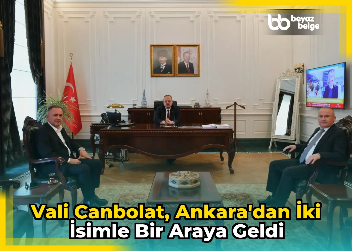 Vali Canbolat, Ankara'dan İki İsimle Bir Araya Geldi