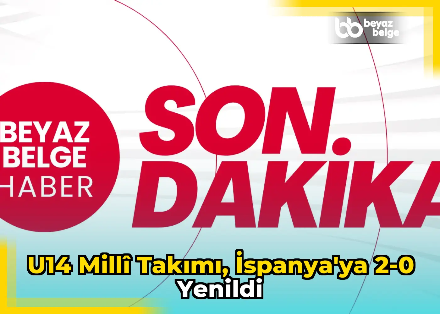 U14 Millî Takımı, İspanya'ya 2-0 Yenildi