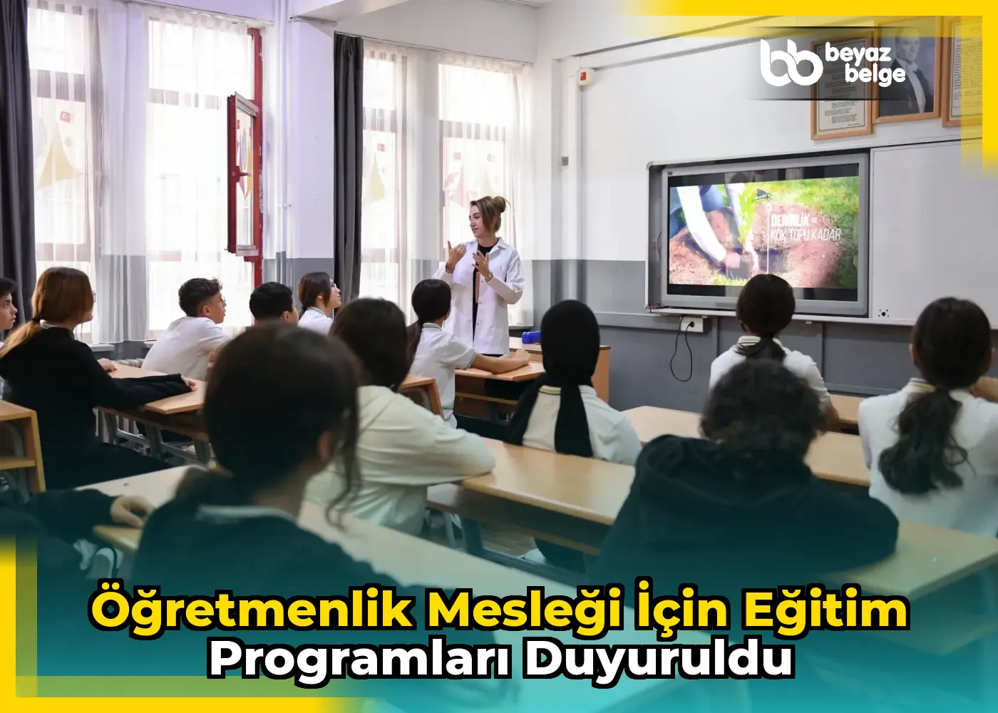 Öğretmenlik Mesleği için Eğitim Programları Duyuruldu