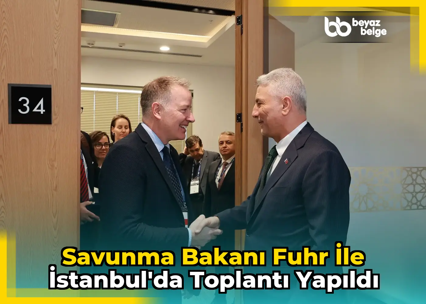 Savunma Bakanı Fuhr ile İstanbul'da toplantı yapıldı