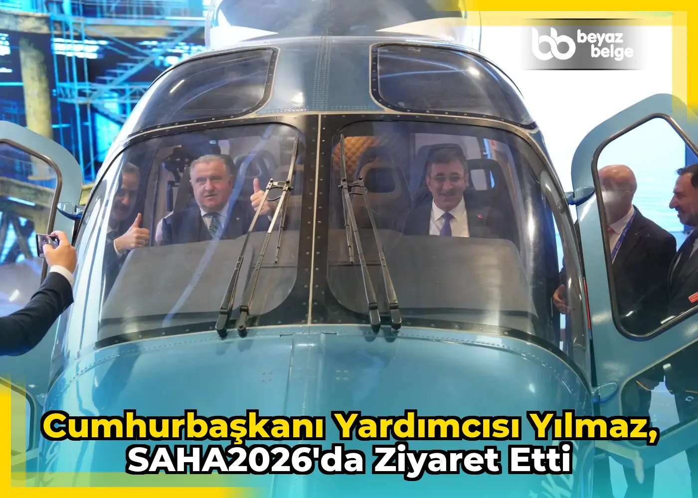 Cumhurbaşkanı Yardımcısı Yılmaz, SAHA2026'da ziyaret etti